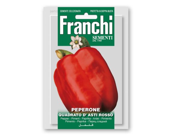Semi di Peperone Quadrato d’Asti Rosso – Franchi sementi