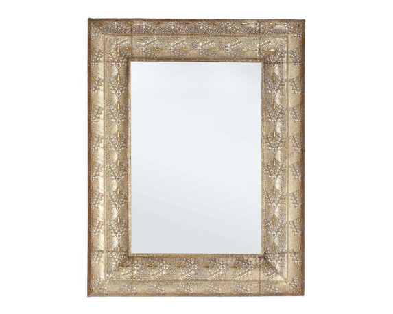 Specchio Con Cornice Larjam Oro 70×90,5 In Metallo E Vetro – Bizzotto