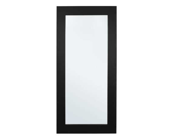 Specchio Con Cornice Tiziano Rettangolare Nero 82×172 In Legno Di Paulonia E MDF – Bizzotto