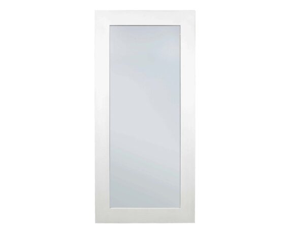 Specchio Con Cornice Tiziano Rettangolare Bianco 82×172 In Legno Di Paulonia E MDF – Bizzotto