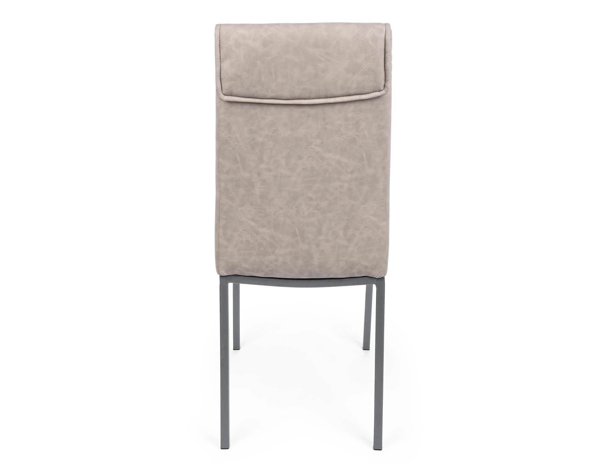 Sedia Sofie Argilla in Acciaio e Similpelle - Bizzotto - immagine 4
