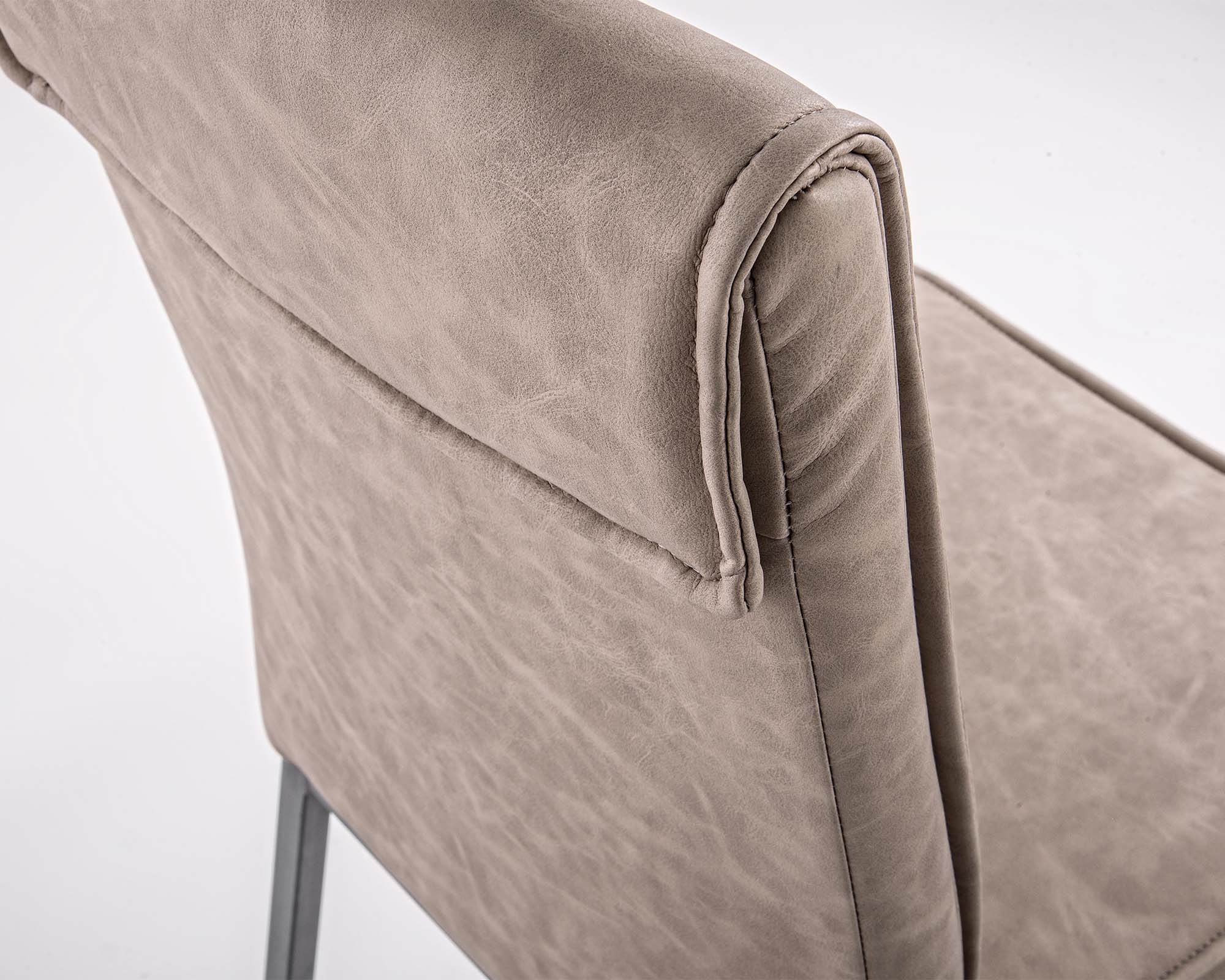 Sedia Sofie Argilla in Acciaio e Similpelle - Bizzotto - immagine 8