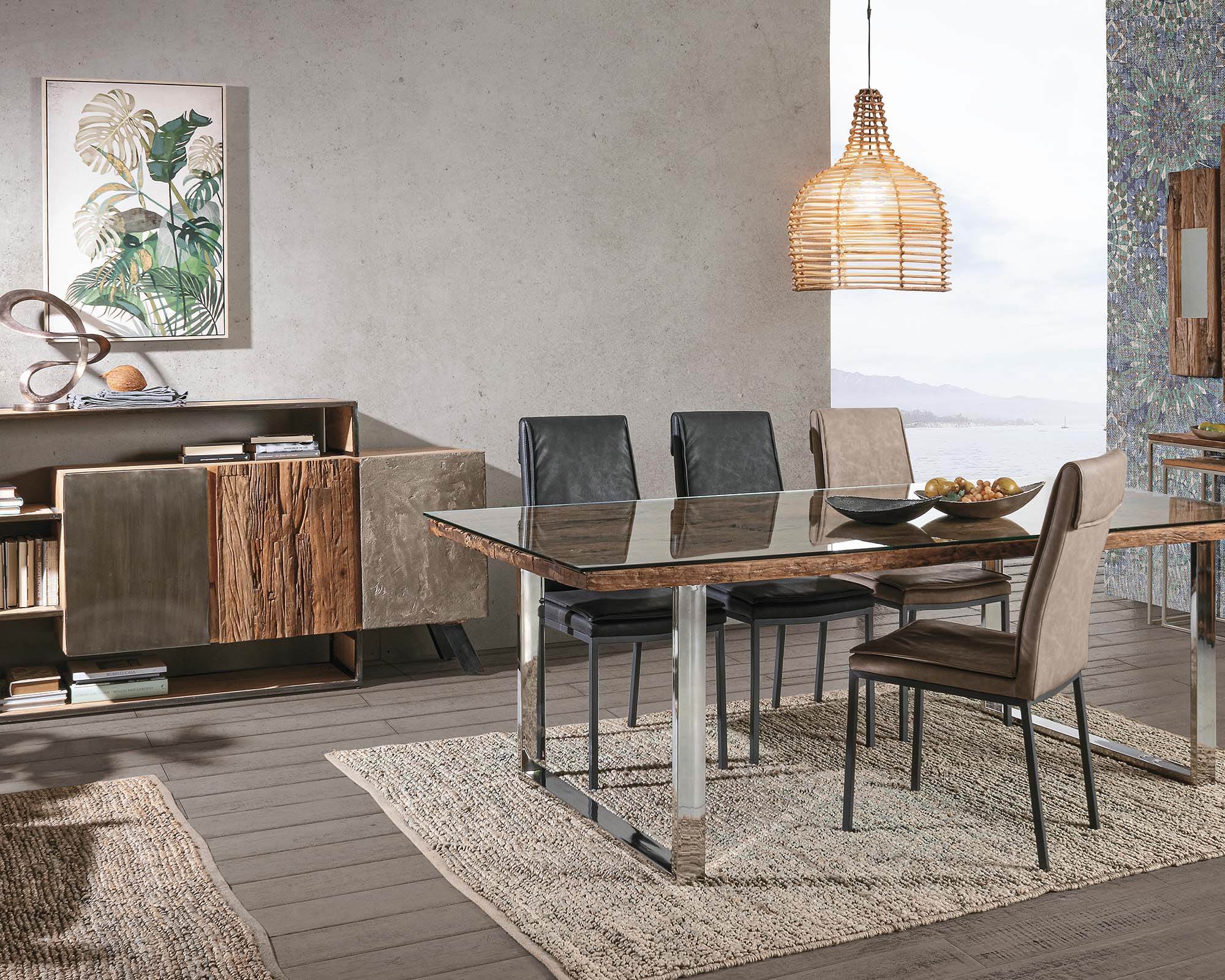 Sedia Sofie Argilla in Acciaio e Similpelle - Bizzotto - immagine 10