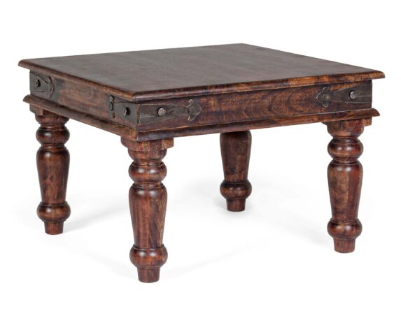Tavolino Jaipur 60×60 In Legno Di Acacia – Bizzotto