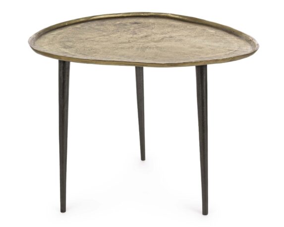 Tavolino Karima 55×60 In Acciaio E Alluminio – Bizzotto