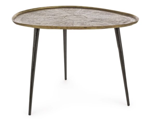 Tavolino Karima 64×72 In Alluminio – Bizzotto