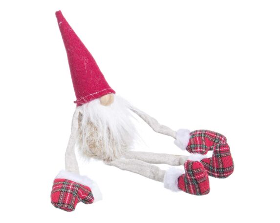 Decorazione Babbo Natale British Legs L In Poliestere – Bizzotto
