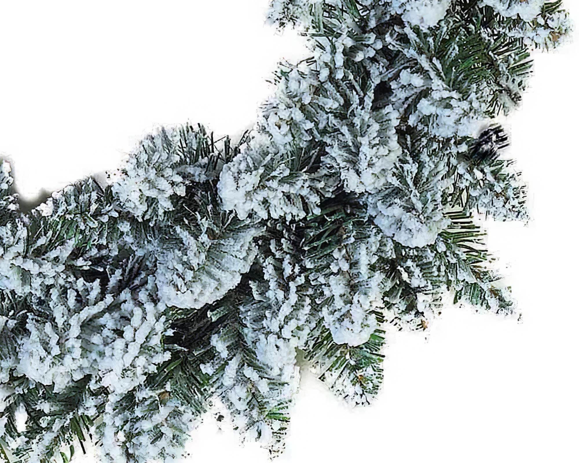 Decorazione Ghirlanda Innevata D30cm in PVC - immagine 2