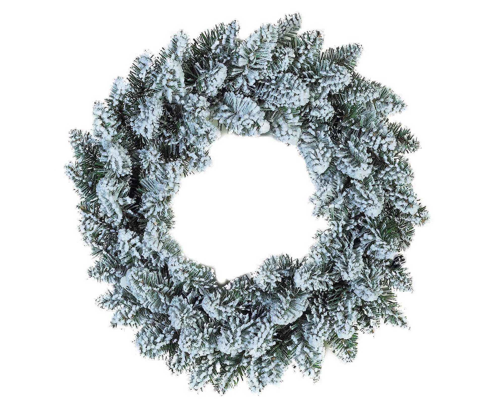 Decorazione Ghirlanda Innevata D30cm in PVC