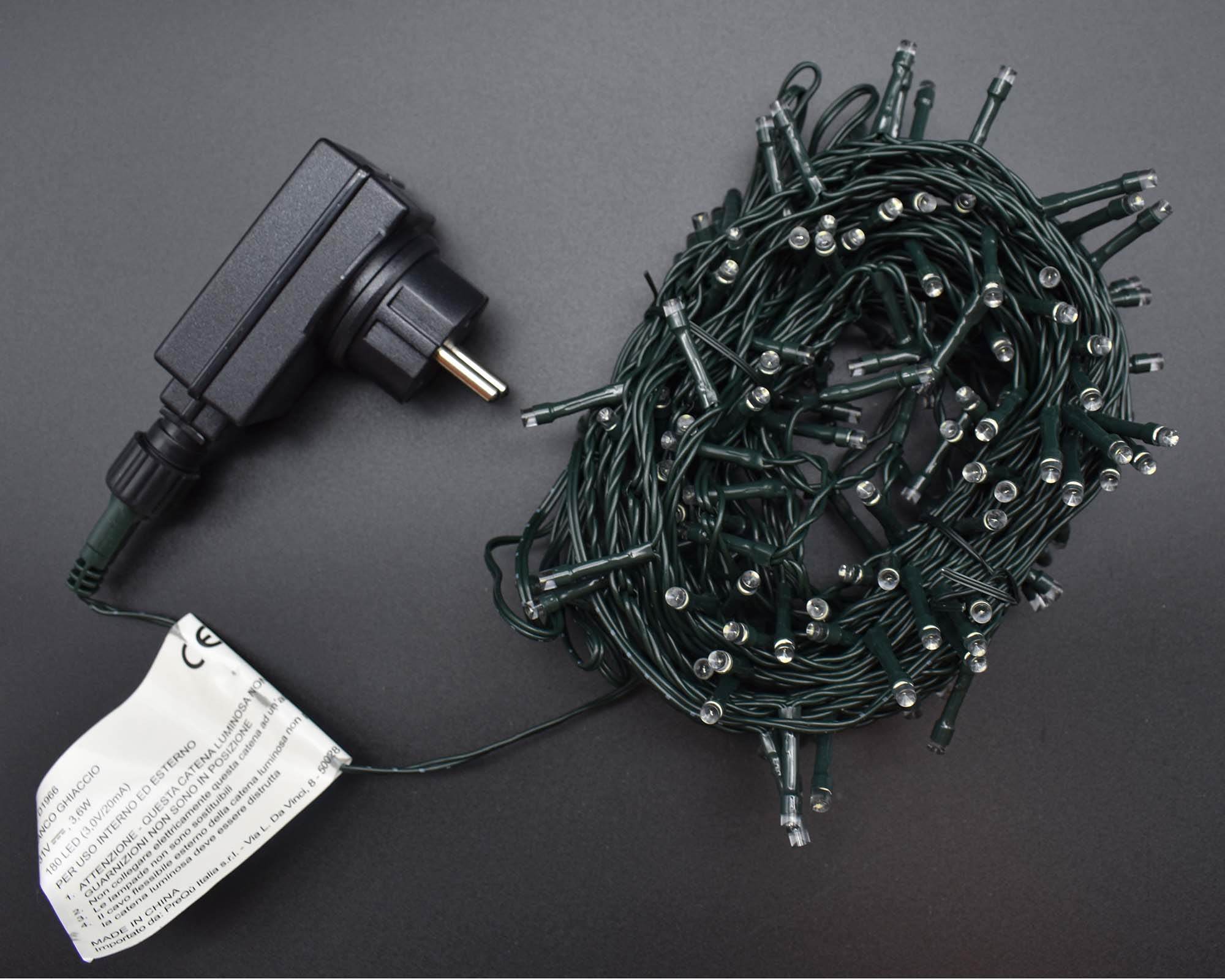 Catena Luminosa 180 Basic LED con Giochi di Luce Fredda