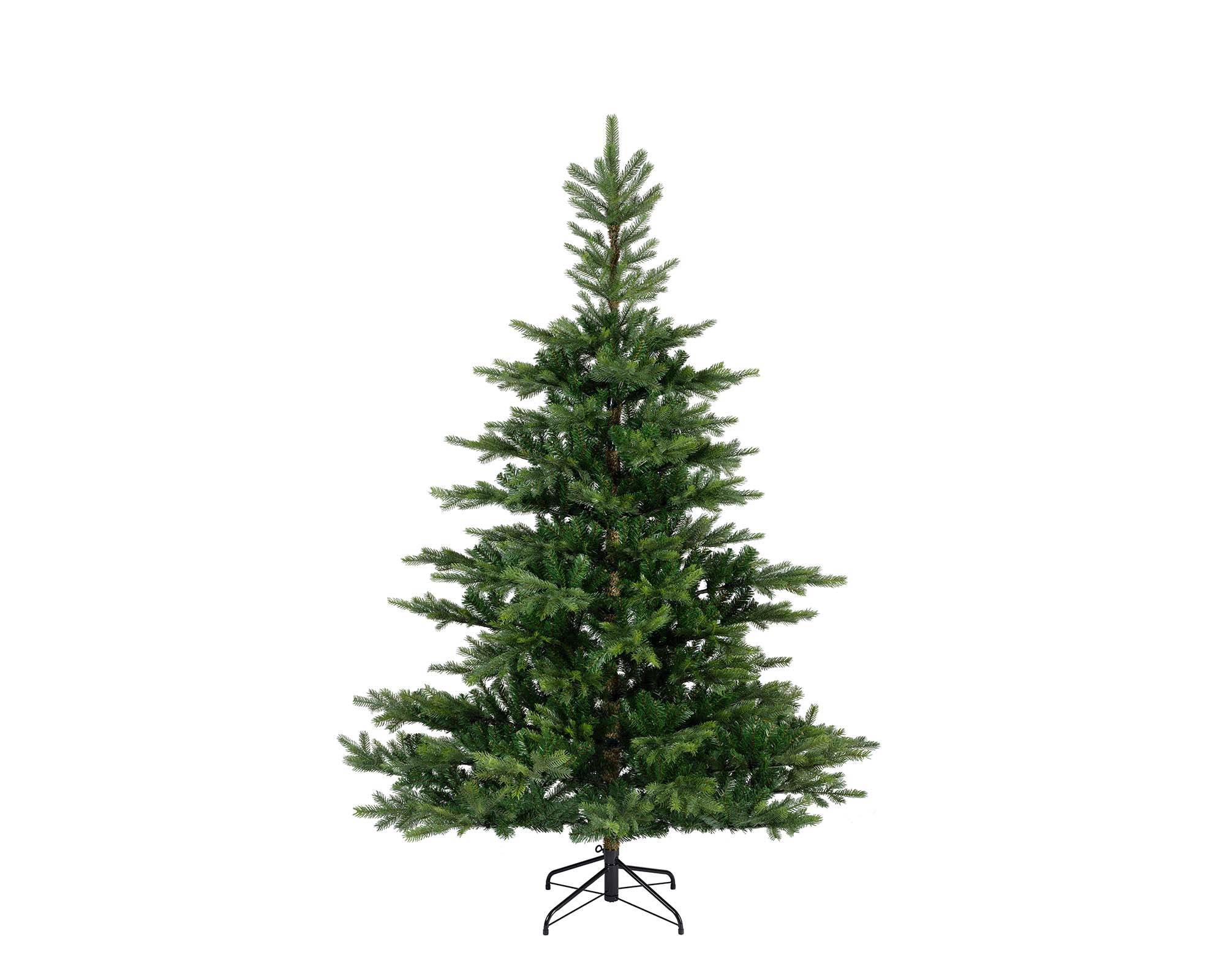 Albero Abete Grandis Sintetico con 1564 Rami D132x180h in Pe e Pvc