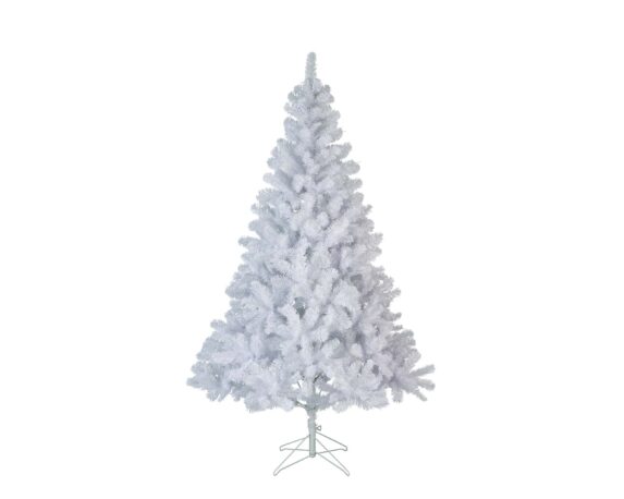 Albero Sint Imperial Pine Bianco 180h Con 525 Rami In Metallo E PVC