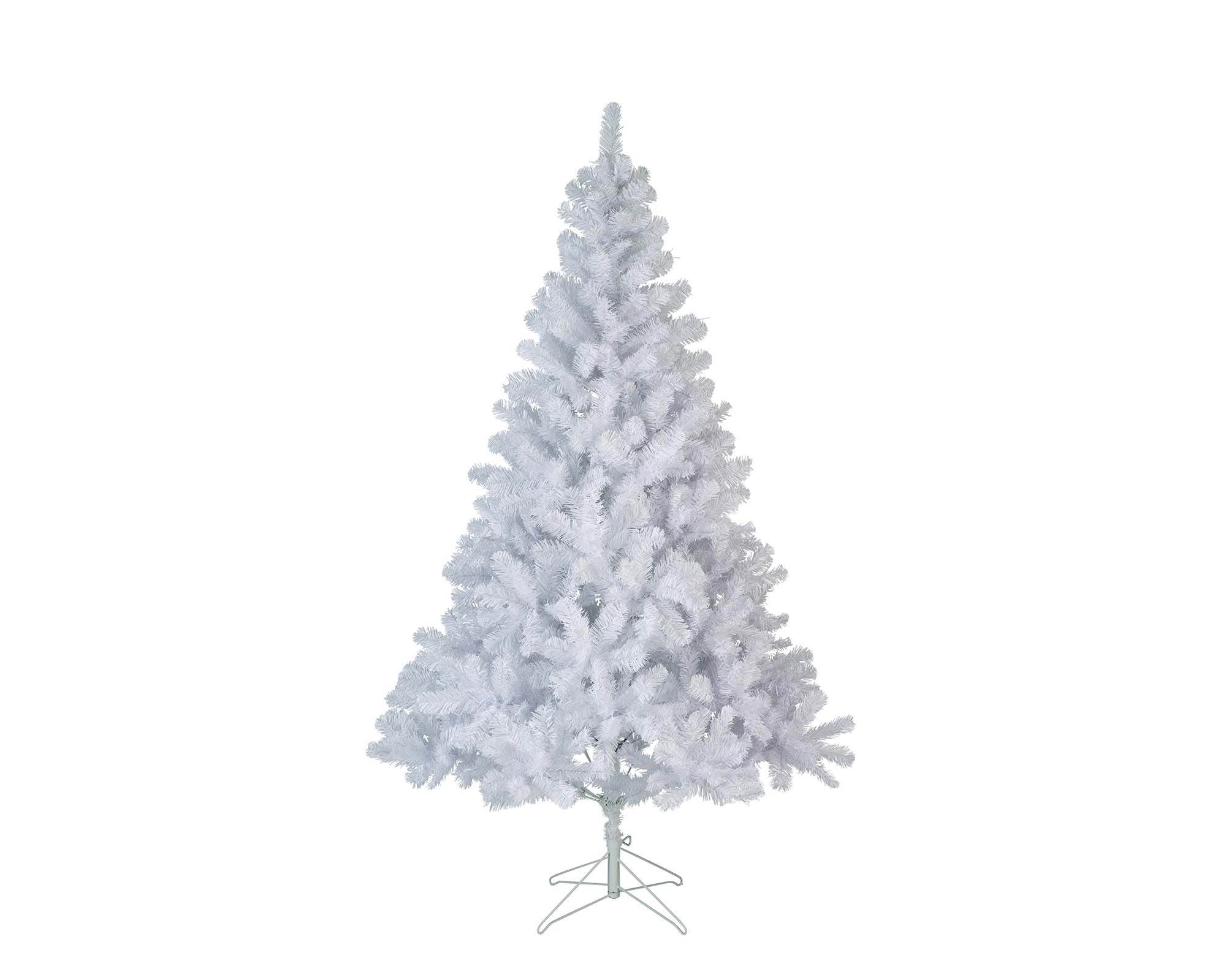 Albero Sint Imperial Pine Bianco 180h con 525 Rami in Metallo e PVC