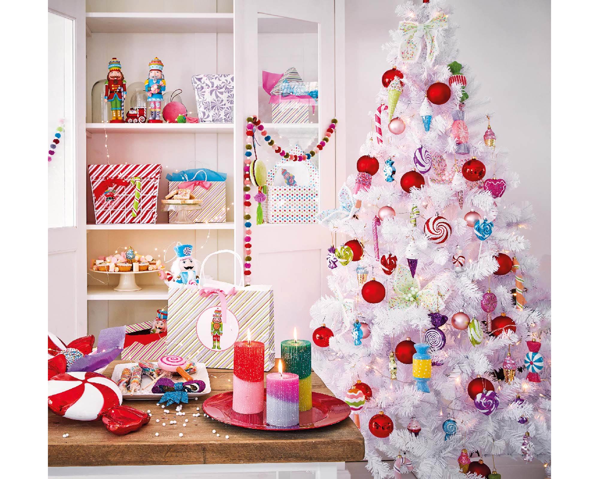 Albero Sint Imperial Pine Bianco 210h con 770 Rami in Metallo e PVC - immagine 5