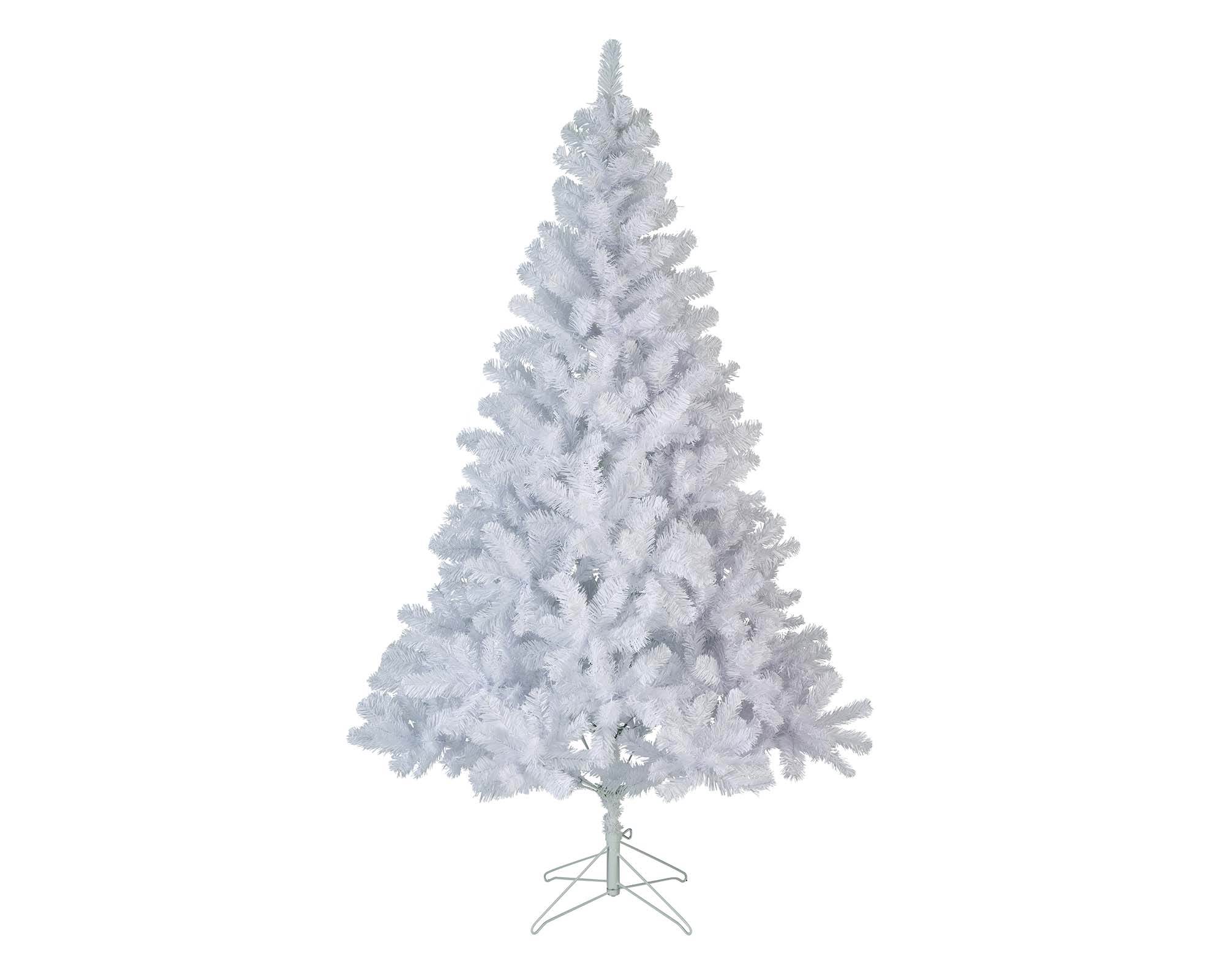Albero Sint Imperial Pine Bianco 210h con 770 Rami in Metallo e PVC