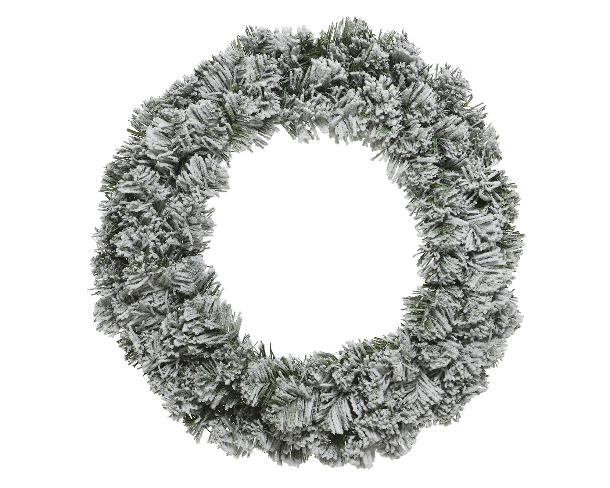 Decorazione Ghirlanda Floccata Imperial D50XH13CM in PVC