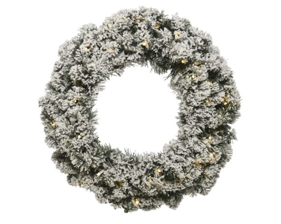 Decorazione Ghirlanda Floccato Imperial con Luci con Luci in PVC