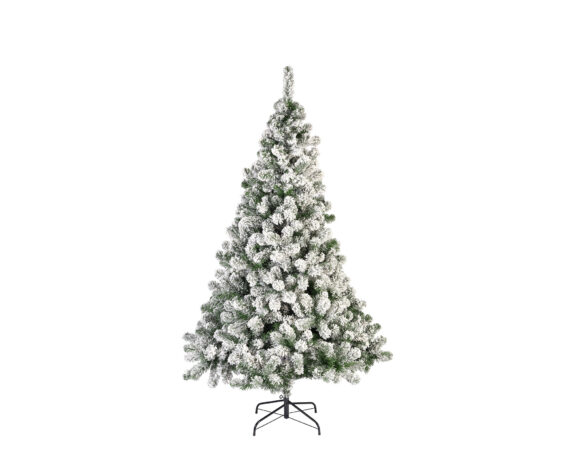 Albero Sintetico Imperial Pine Innevato 180h con 525 Rami in Metallo e PVC