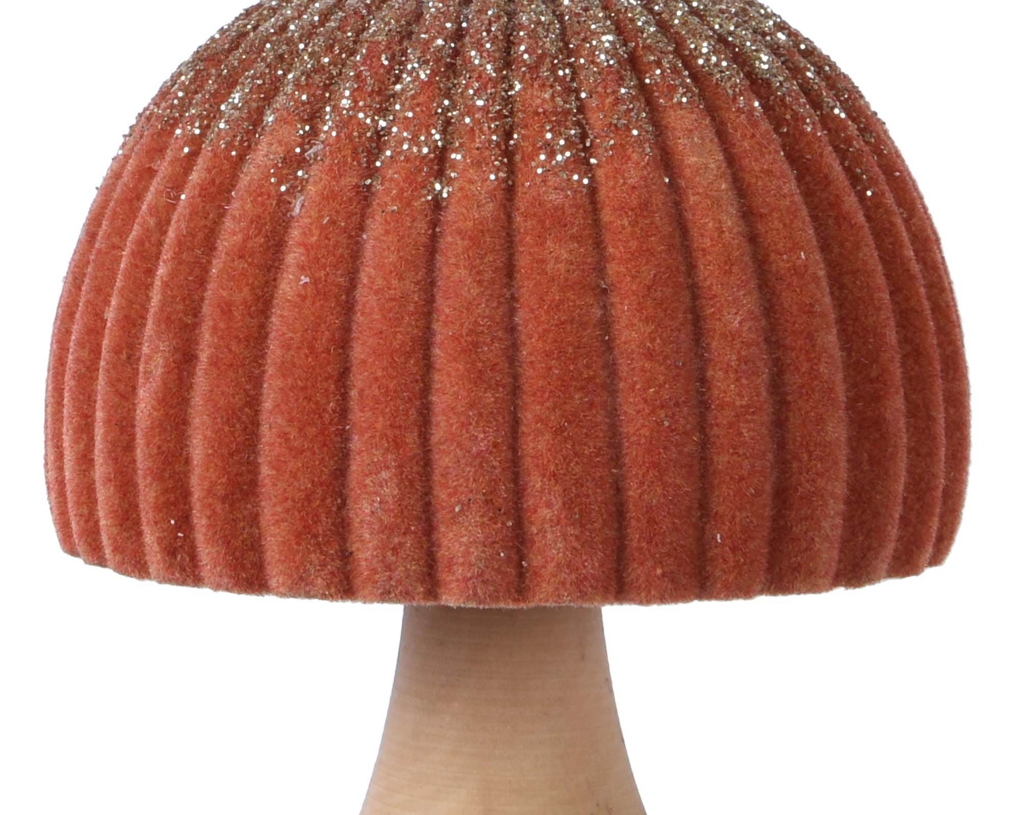 Decorazione da Appendere Fungo Assortito 8,5h in Legno di Paulownia - immagine 2