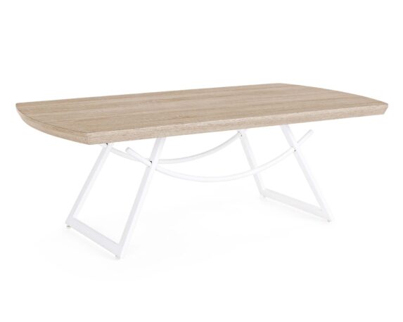Tavolino Helen Gap 110×60 In Acciaio E MDF – Bizzotto