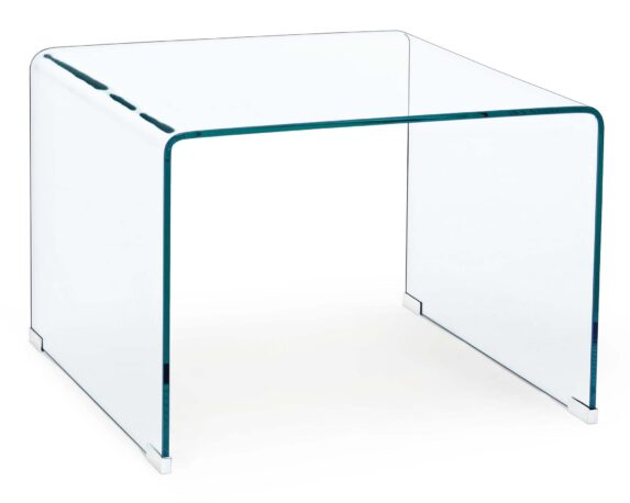 Tavolino Iride Quadrato 60×60 In Vetro – Bizzotto