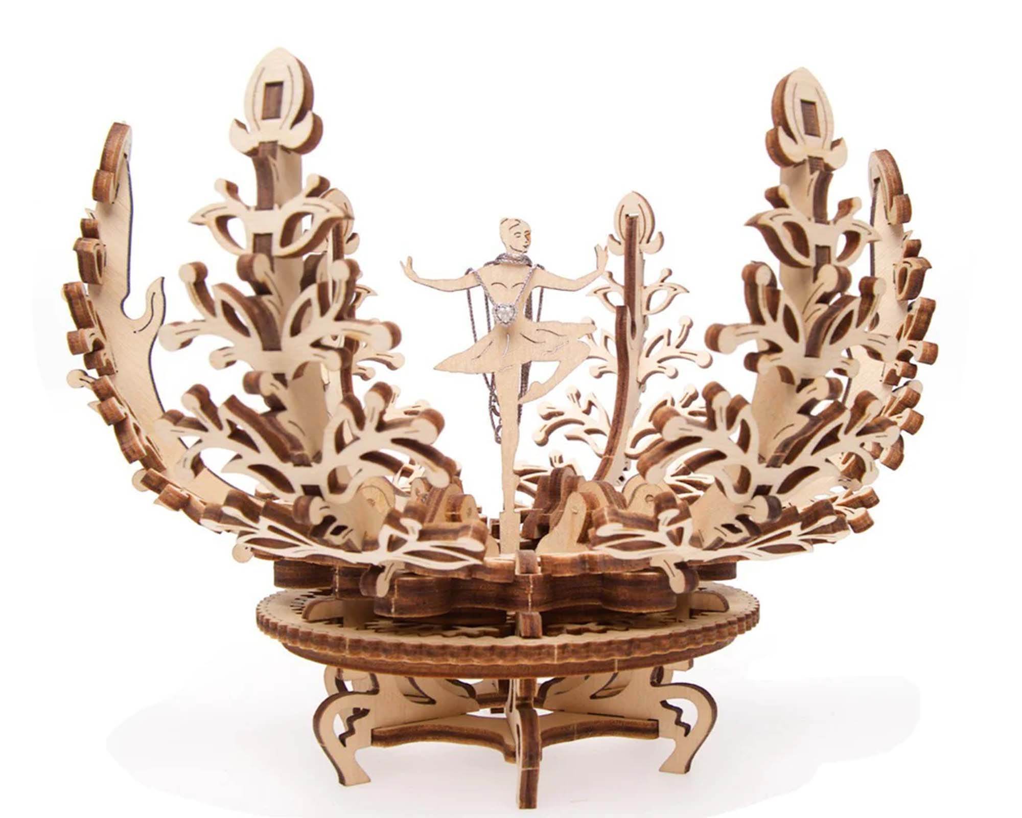 Modellino Fiore Meccanico in Legno - Ugears