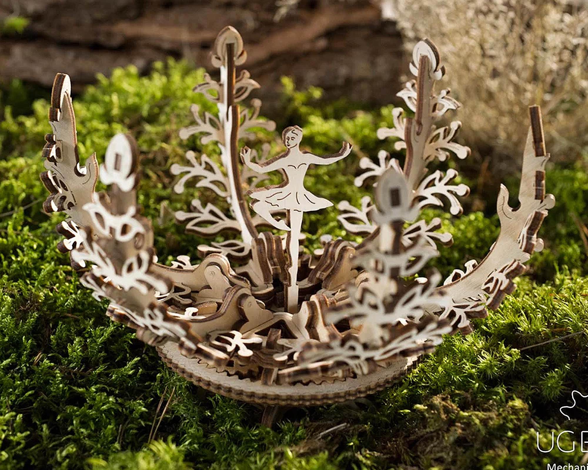 Modellino Fiore Meccanico in Legno - Ugears - immagine 6