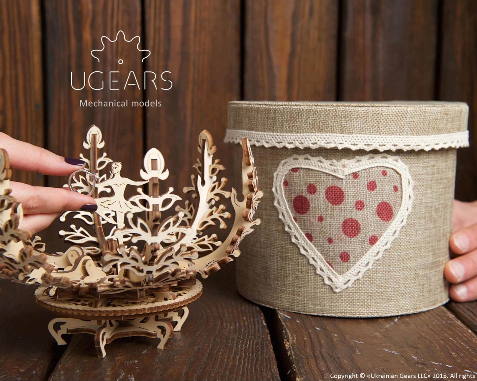 Modellino Fiore Meccanico in Legno - Ugears - immagine 9