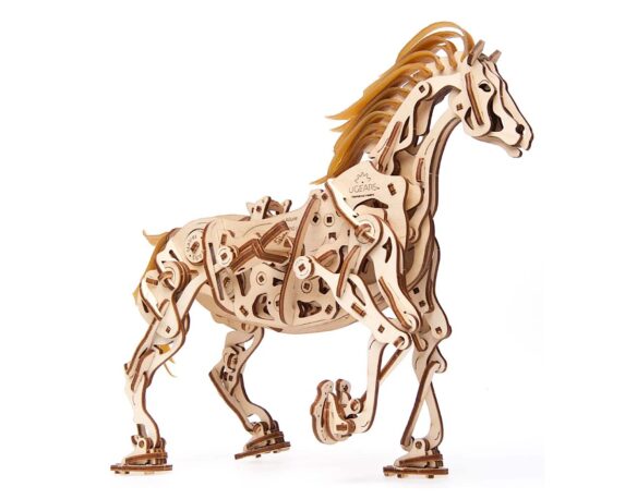 Modellino Cavallo Meccanico in Legno – Ugears