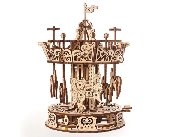 Modellino Carousel Giostra in Legno – Ugears