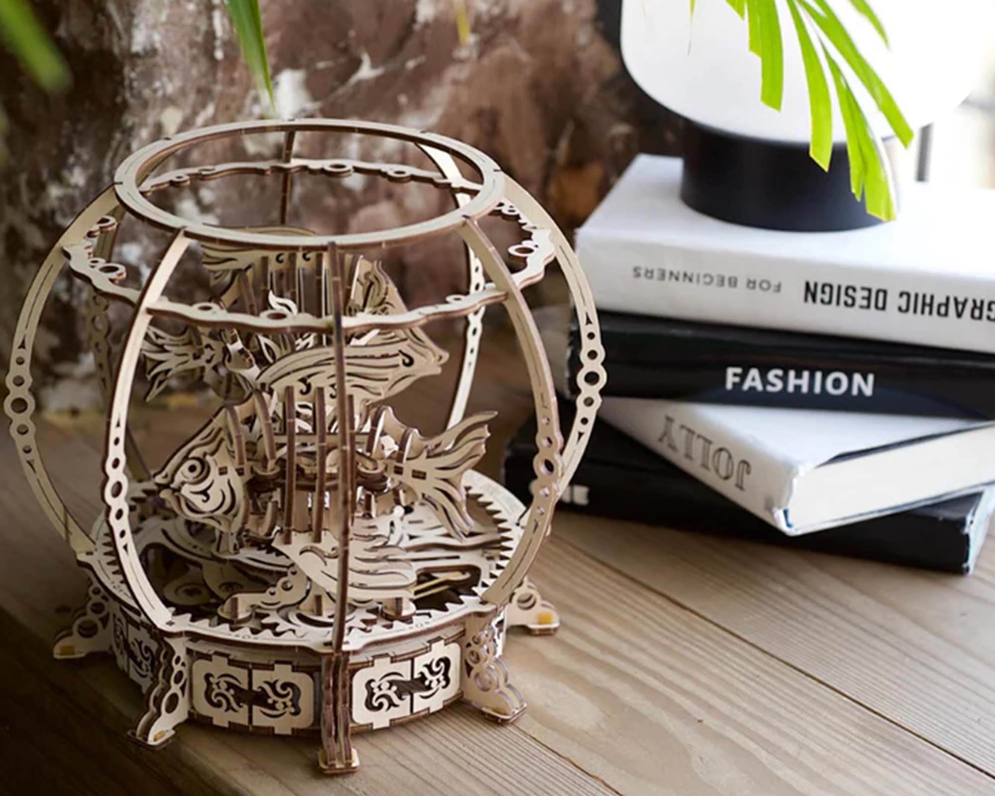 Modellino Acquario Meccanico in Legno - Ugears - immagine 7