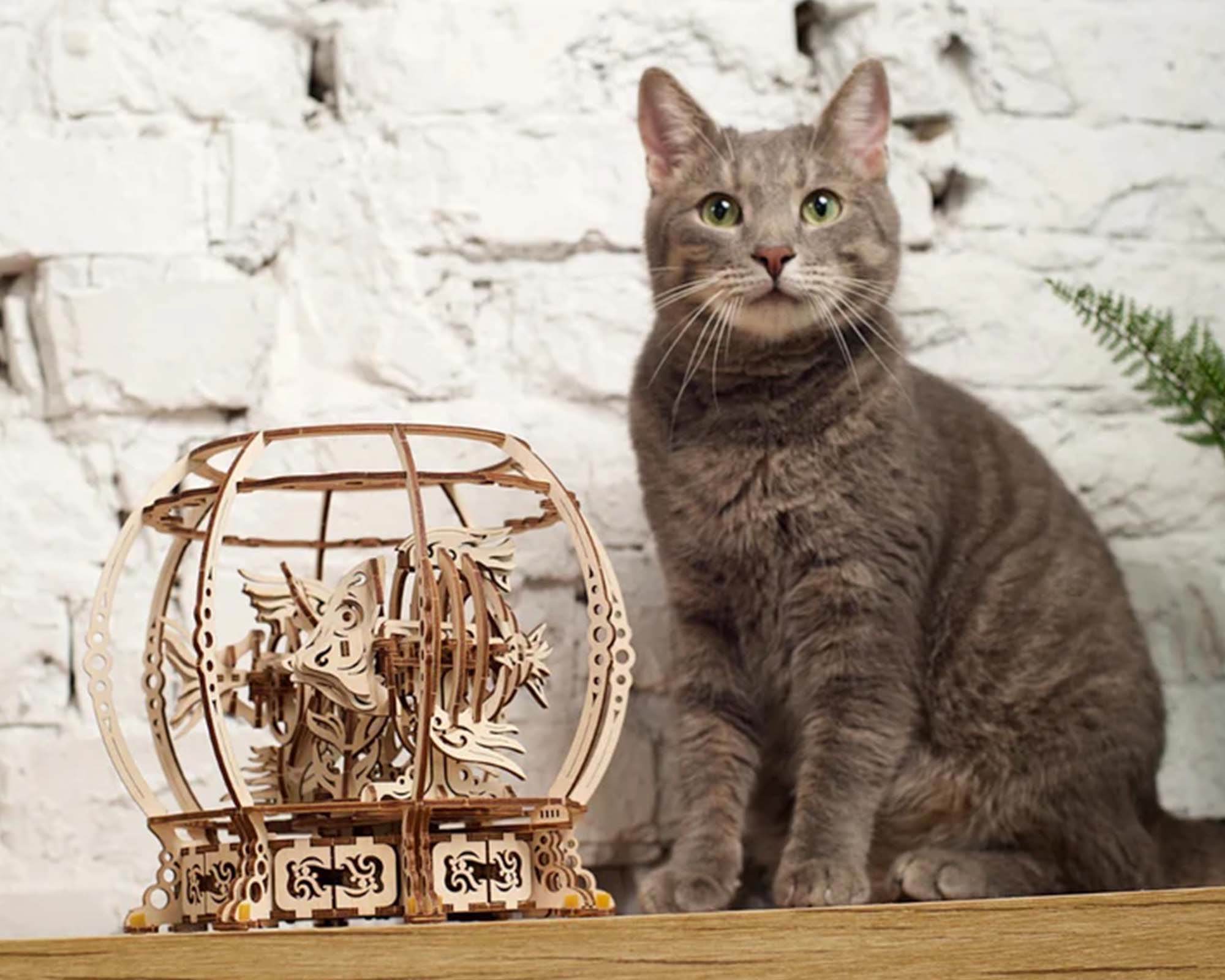 Modellino Acquario Meccanico in Legno - Ugears - immagine 10