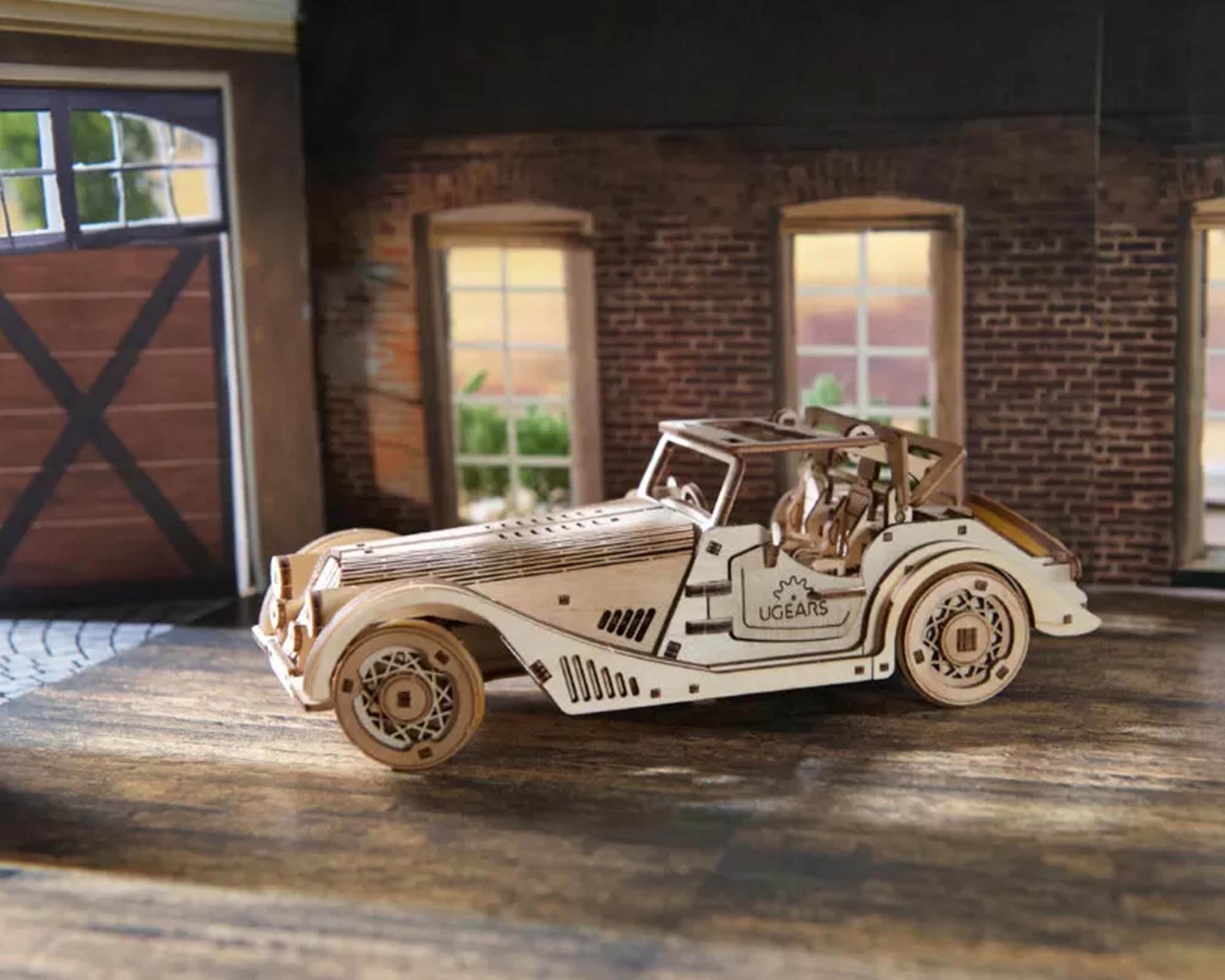 Modellino Sports Car Rapid Mouse in Legno - Ugears - immagine 11