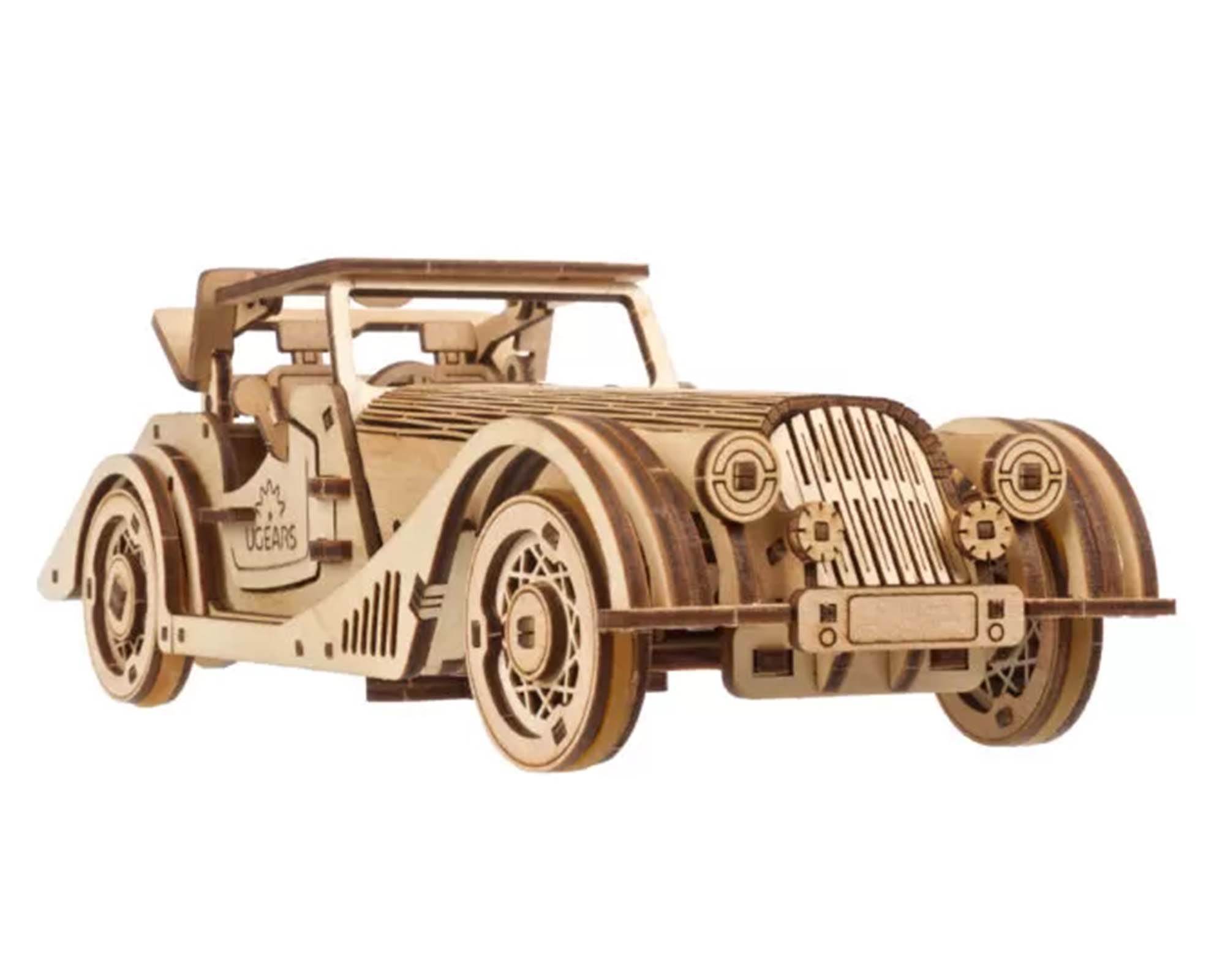 Modellino Sports Car Rapid Mouse in Legno - Ugears - immagine 3