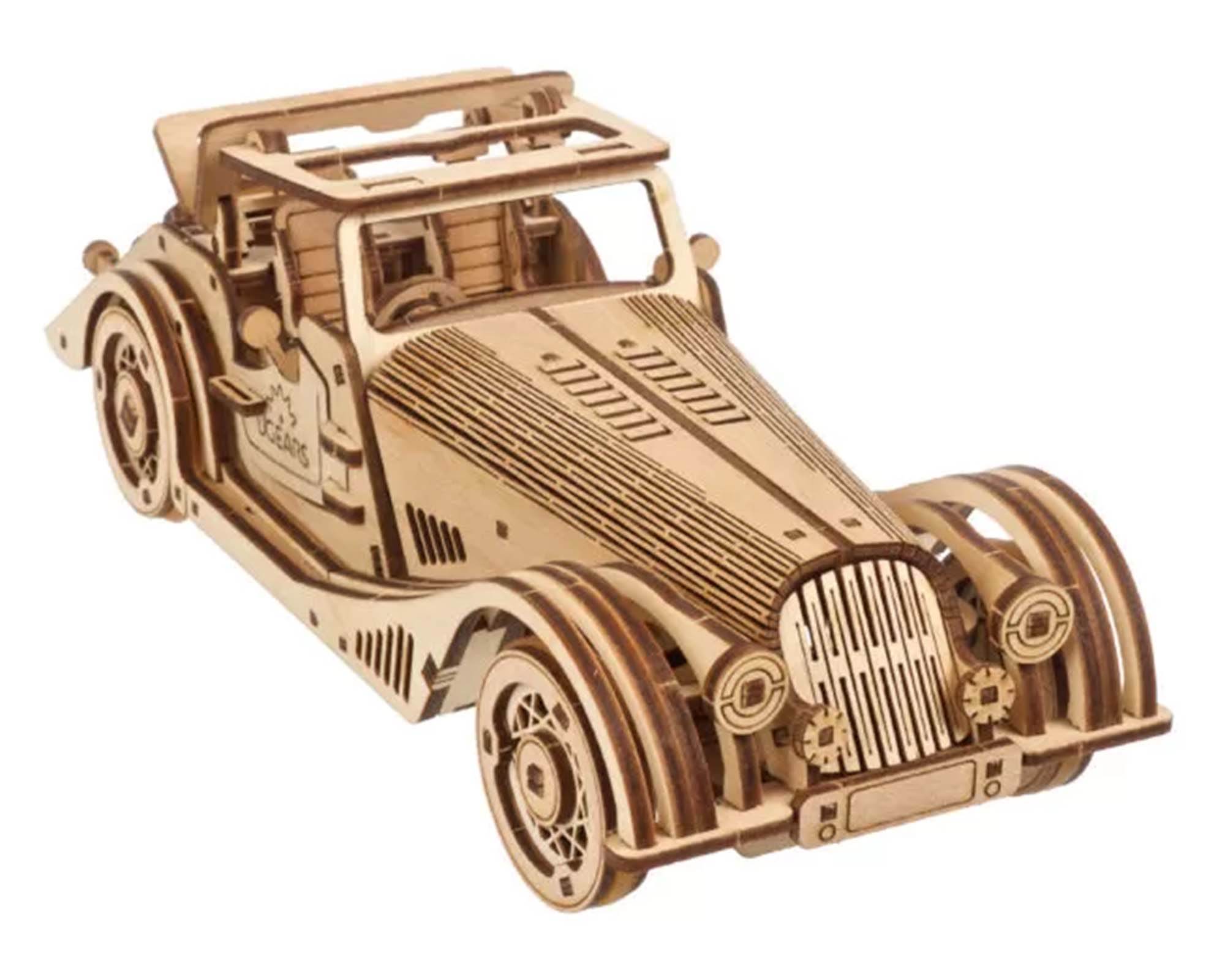 Modellino Sports Car Rapid Mouse in Legno - Ugears - immagine 4