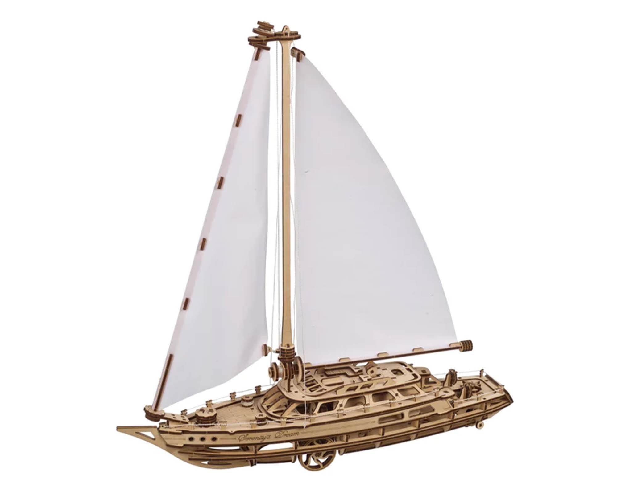 Modellino Barca a Vela Sogno di Serenity in Legno - Ugears - immagine 2