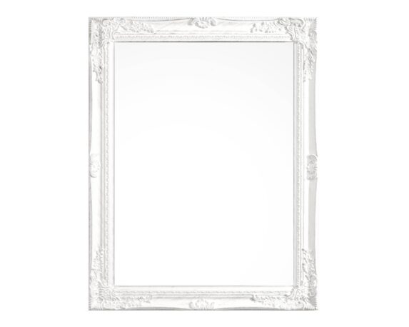 Specchio Miro Con Cornice Bianco 62×82 In Legno Di Paulonia – Bizzotto