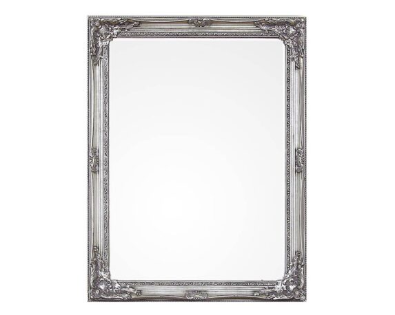 Specchio Miro Con Cornice Argento 63×83 In Legno Di Paulonia – Bizzotto