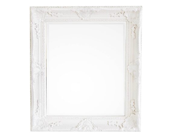 Specchio Miro Con Cornice Crema 68×78 In Legno Di Abete – Bizzotto