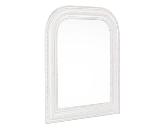 Specchio Miro Con Cornice Bianco 50×60 In Resina – Bizzotto