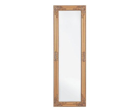 Specchio Miro Con Cornice Oro 42×132 In Legno Di Paulownia – Bizzotto
