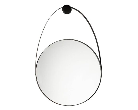 Specchio Con Cornice Kieran 46×68 In Vetro E Acciaio – Bizzotto
