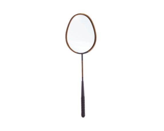Specchio Con Cornice Raqueta 23×72 In Acciaio E Vetro – Bizzotto
