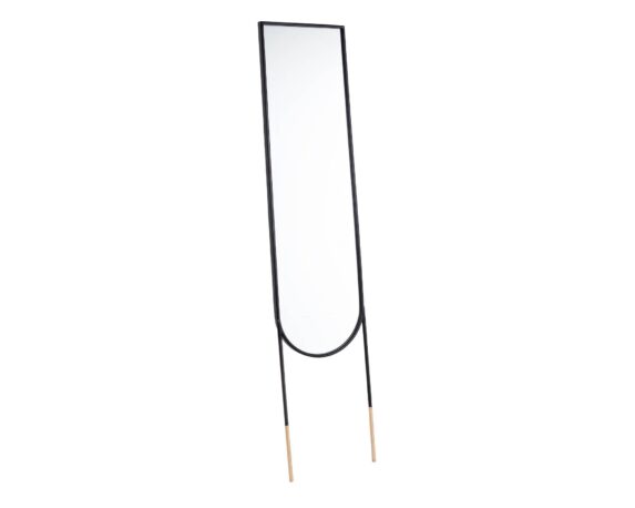 Specchio Da Appoggio Con Cornice Reflix 34×170 In Vetro E Acciaio – Bizzotto