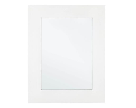 Specchio Con Cornice Tiziano Rettangolare Bianco 72×92 In Legno Di Paulownia E MDF – Bizzotto