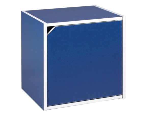 Cubo Con Anta Composite Blu In MDF – Bizzotto