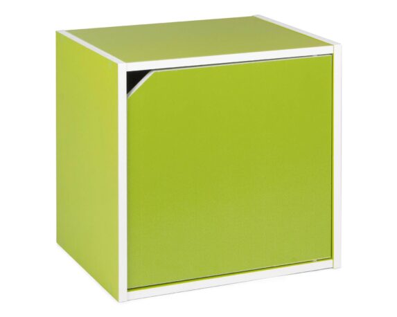 Cubo Con Anta Composite Verde In MDF – Bizzotto