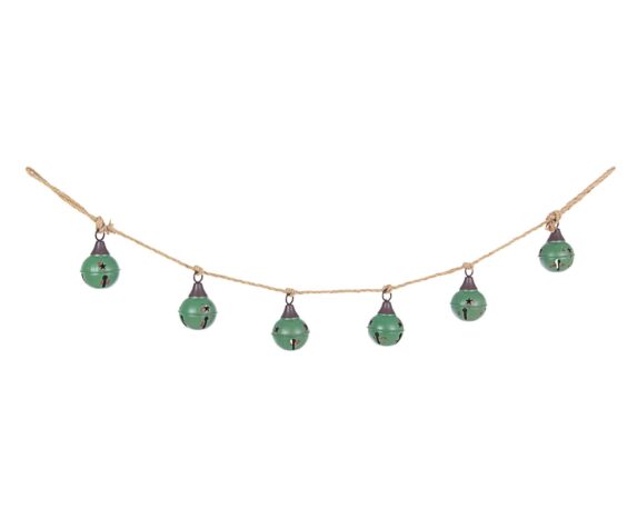 Decorazione String Campanelle Lindy Verde In Metallo E Corda – Bizzotto