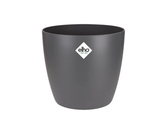 Cachepot Tondo Brussels Antracite 14cm in Plastica Riciclata – Elho