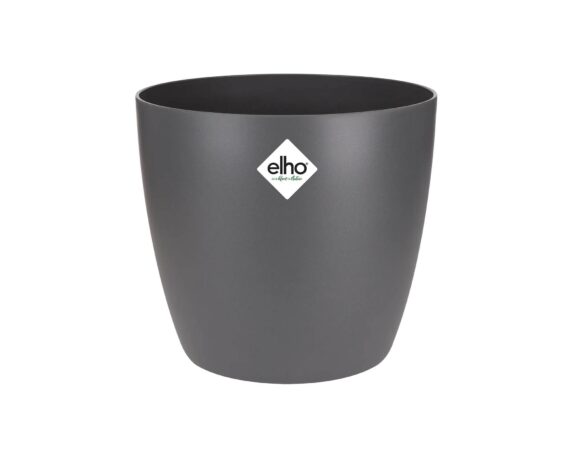 Cachepot Tondo Brussels Antracite 16cm in Plastica Riciclata – Elho